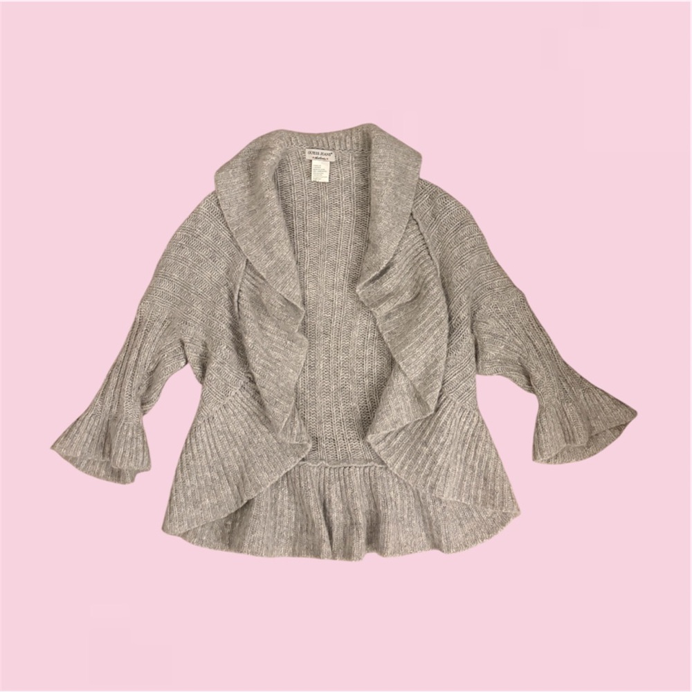 Cozy gray cardigan from Guess Jeans - size S